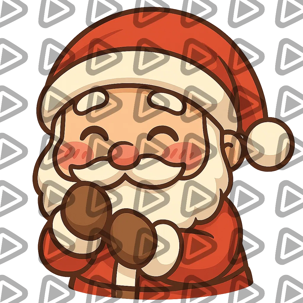 Santa Claus Chibi - SHY - Emote
