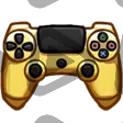 Golden PS4 Controller - Channel Point Badge