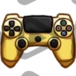 Golden PS4 Controller - Channel Point Badge