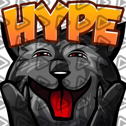 Dark Wolf - HYPE - Emote