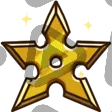 Golden Shuriken - Channel Point Badge