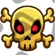 Golden Pirate Skull - Channel Point Badge