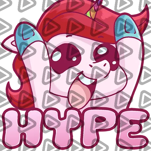Unicorn - HYPE - Emote