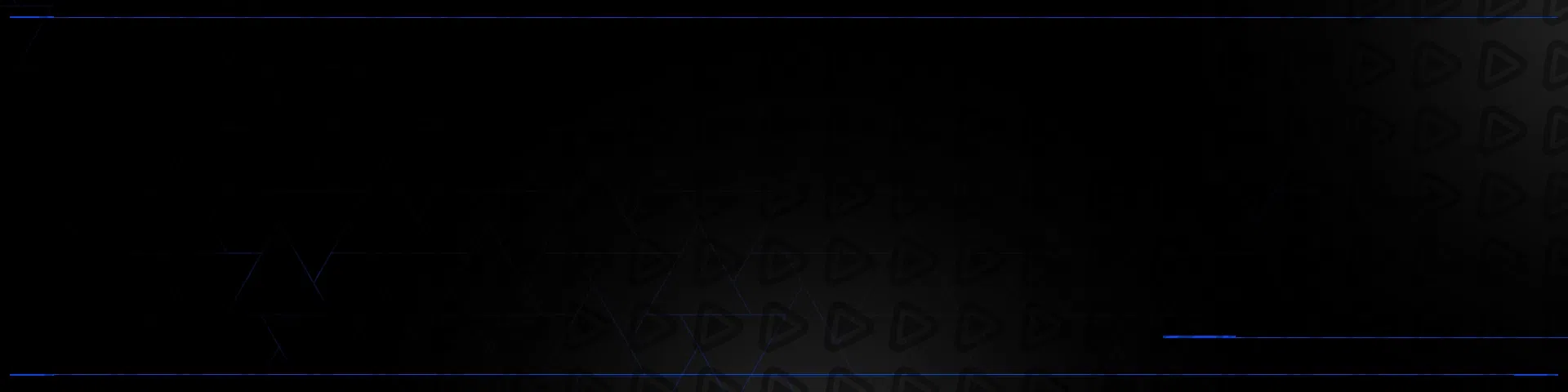 Minimal Blue - Twitch Channel Banner