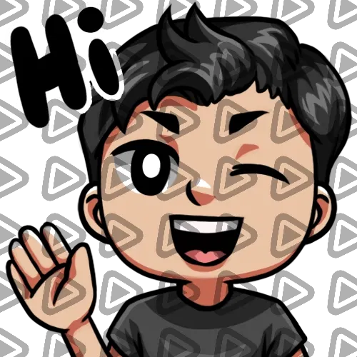 Streamer Male Black Haired - HI (Black) - Emote