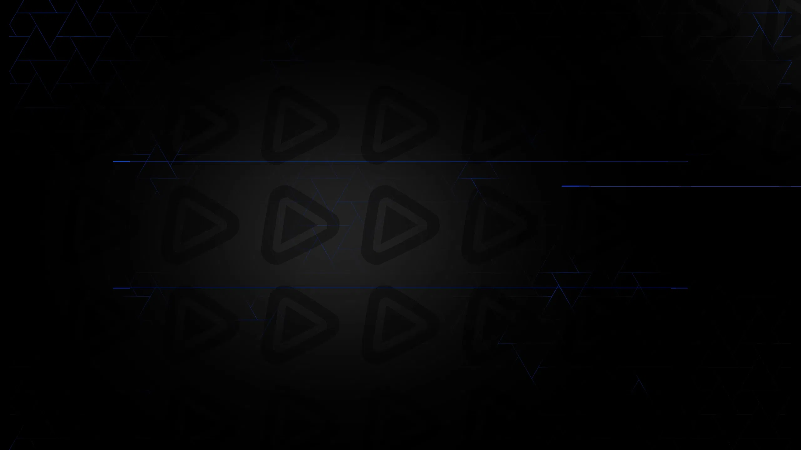 Minimal Blue - YouTube Channel Banner