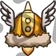 Golden Viking Helmet - Channel Point Badge