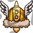 Golden Viking Helmet - Channel Point Badge