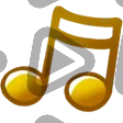Golden Musical Note - Channel Point Badge