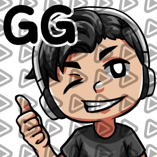 Streamer Male Black Haired - GG (Black) - Emote