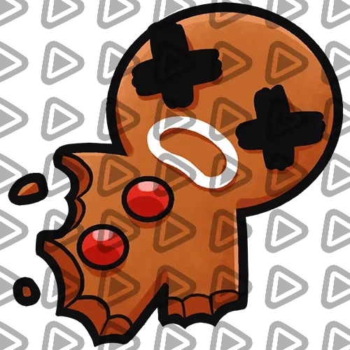 Gingerbread Man - RIP - Emote