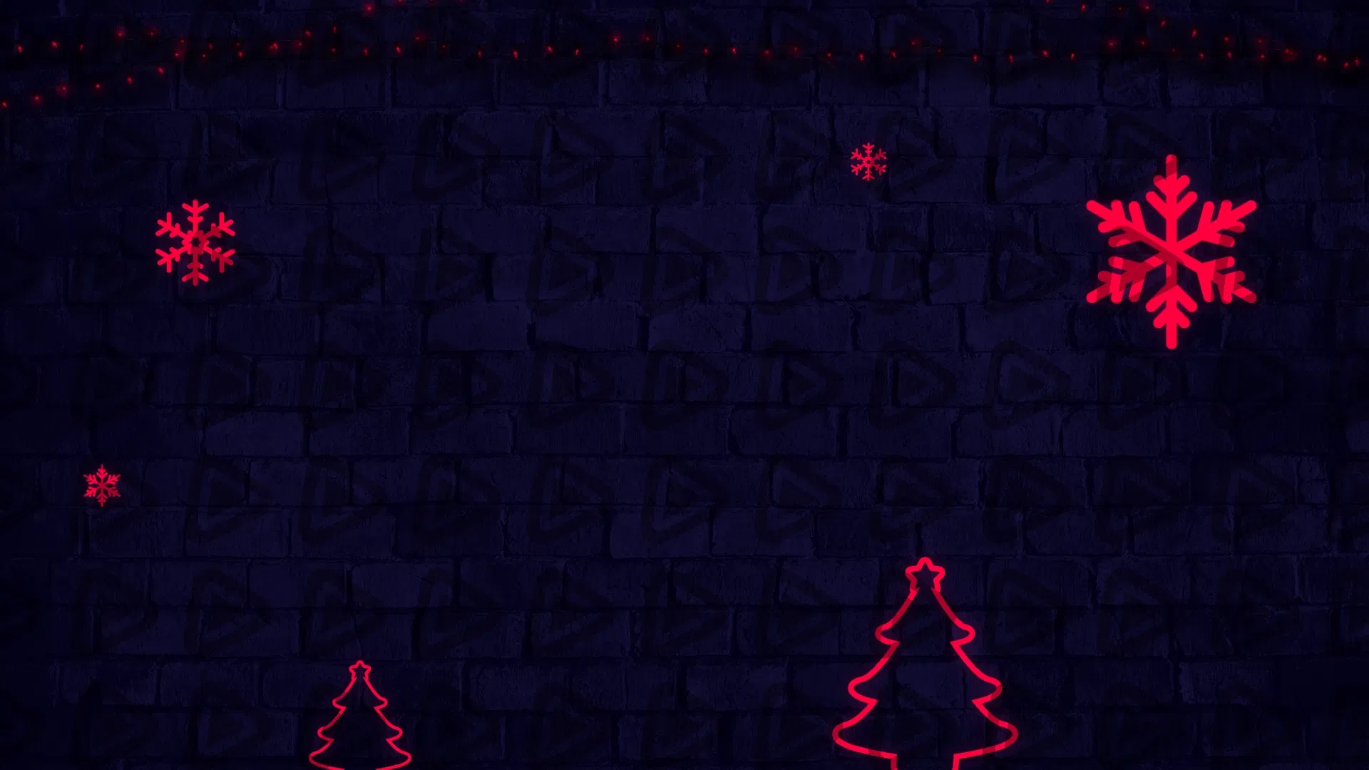 Led Christmas - Wallpaper