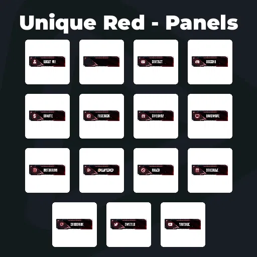 Unique Red - Panels