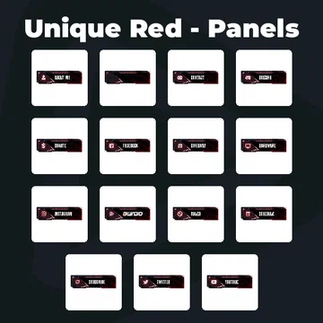 Unique Red - Panels
