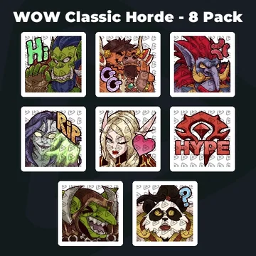 WOW Classic Horde - 8 Pack