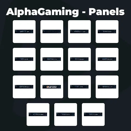 AlphaGaming - Panels