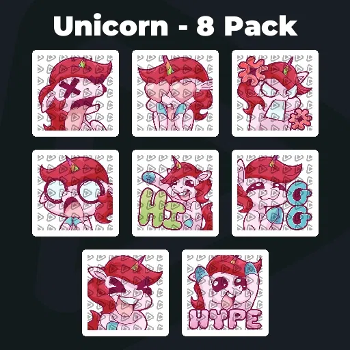 Unicorn - 8 Pack