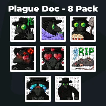 Plague Doc - 8 Pack