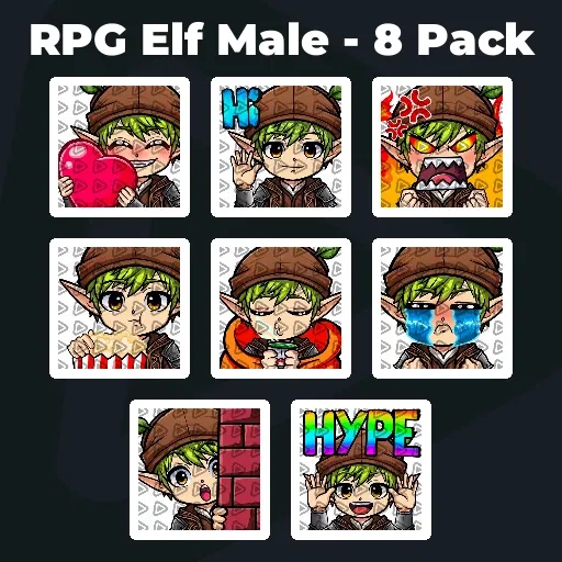 RPG Elf Male - 8 Pack