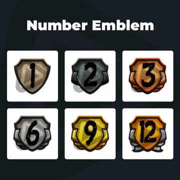 Number Emblem