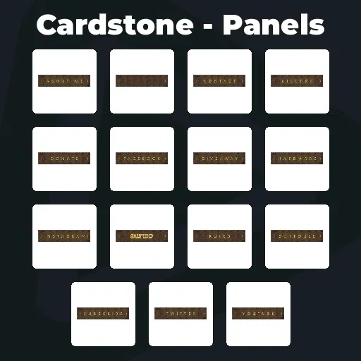 Cardstone - Panels