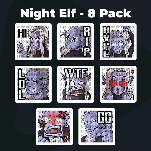 Night Elf - 8 Pack