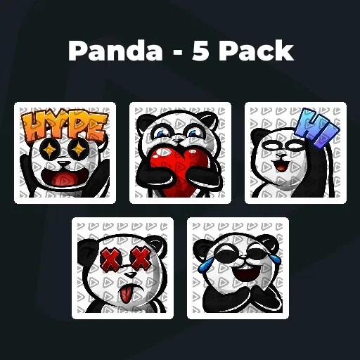 Panda - 5 Pack