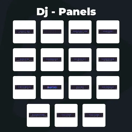Dj - Panels