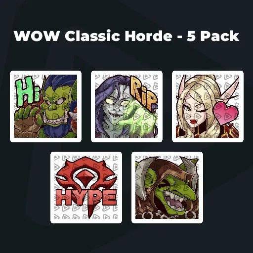 WOW Classic Horde - 5 Pack