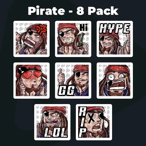 Pirate - 8 Pack