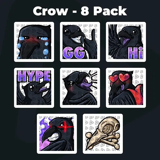 Crow - 8 Pack