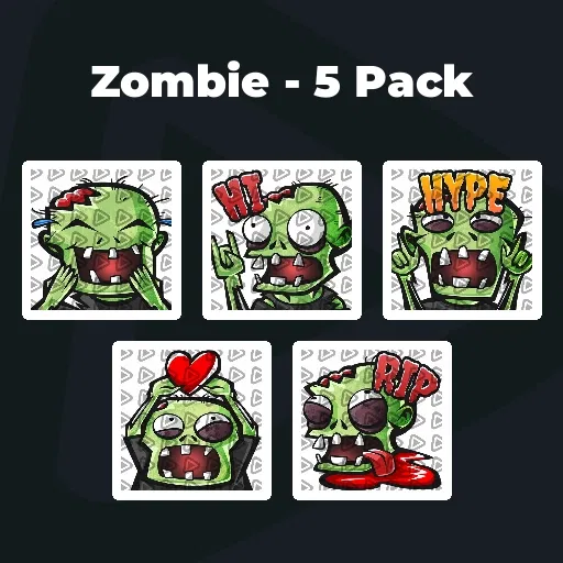 Zombie - 5 Pack