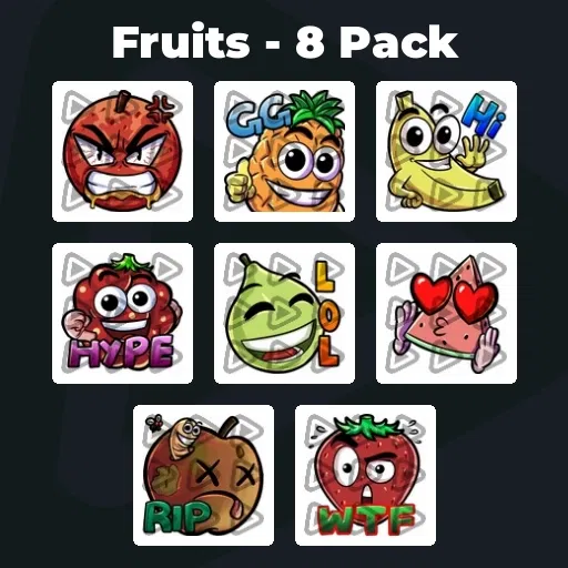 Fruits - 8 Pack