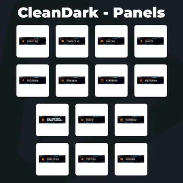 CleanDark - Panels