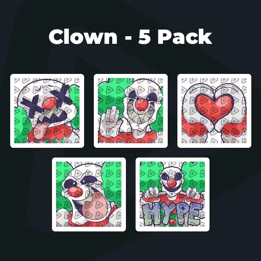Clown - 5 Pack