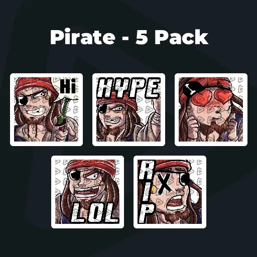 Pirate - 5 Pack