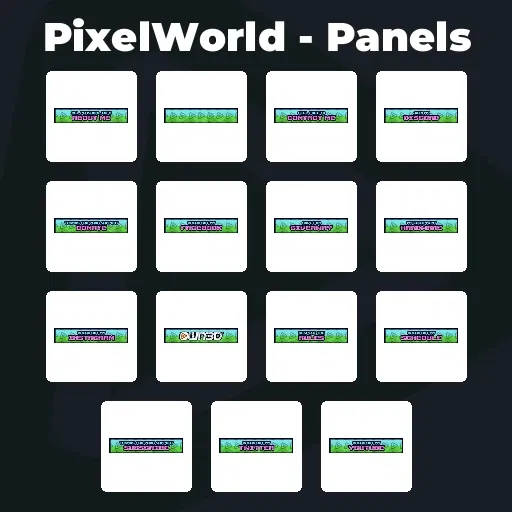 PixelWorld - Panels