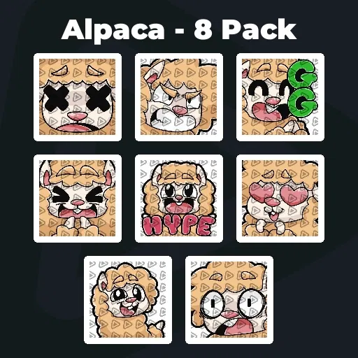 Alpaca - 8 Pack