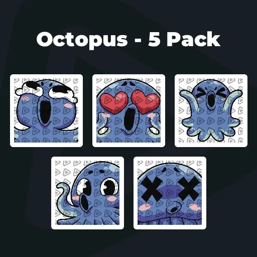 Octopus - 5 Pack