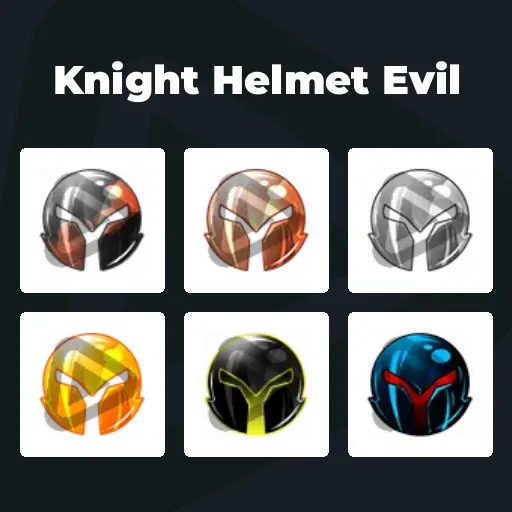 Knight Helmet Evil