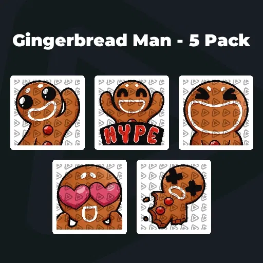 Gingerbread Man - 5 Pack