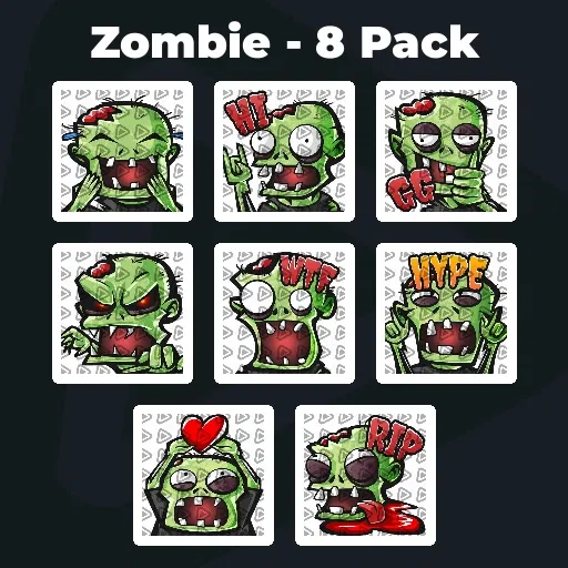 Zombie - 8 Pack