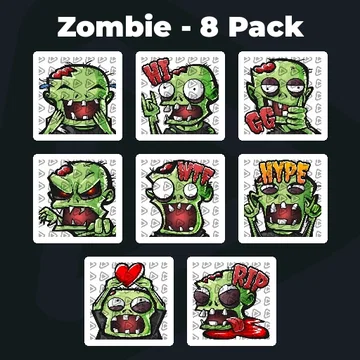 Zombie - 8 Pack