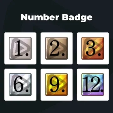 Number Badge