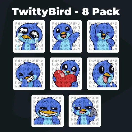 TwittyBird - 8 Pack