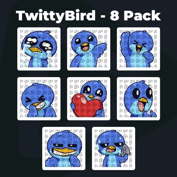 TwittyBird - 8 Pack