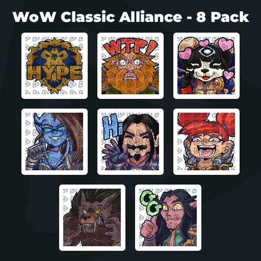 WoW Classic Alliance - 8 Pack