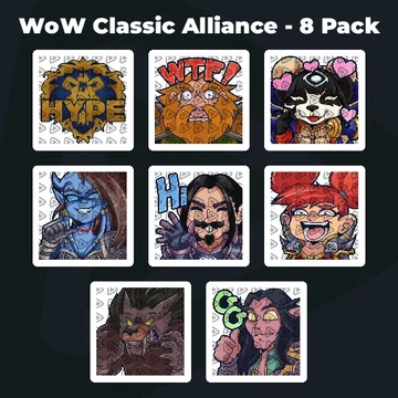 WoW Classic Alliance - 8 Pack