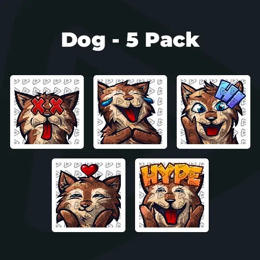 Dog - 5 Pack