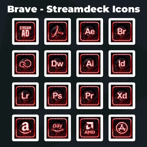Brave - Streamdeck Icons